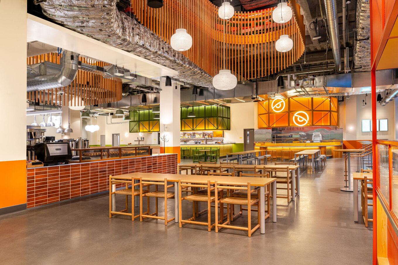 Cove Food Hall dining area