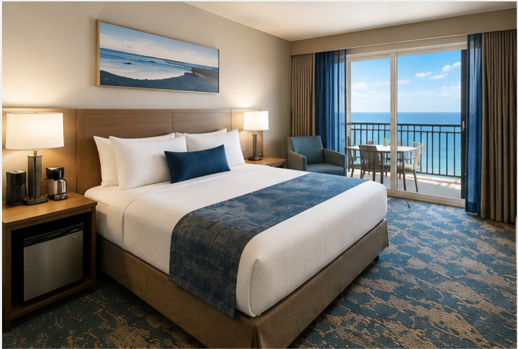 Coastal King room, oceanview