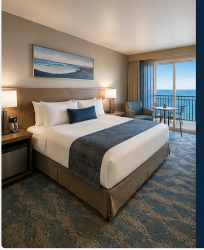 Coastal King room, oceanview